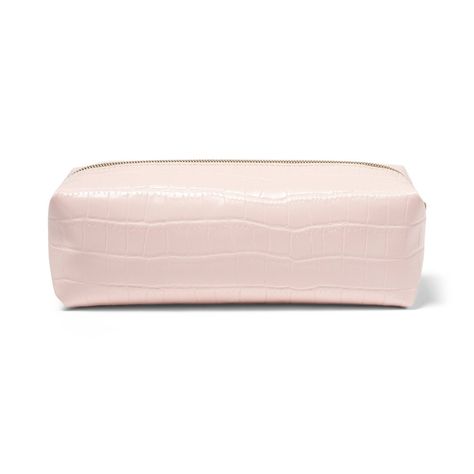 Keep your everyday beauty essentials organized with the help of the Pencil Case from Sonia Kashuk™. In the shape of a pencil case, this makeup bag features a single main compartment that accommodates small essentials like brushes, liners, small compacts and other beauty and hygiene essentials you use regularly. Durable construction helps this beautiful bag stand up to regular use, while the exterior gives the bag a stylish look you'll love. A gold-tone zipper keeps things securely contained whil Pencil Case Target, Hygiene Essentials, Target Makeup, Cute Pencil Pouches, School Wishlist, School Pouch, Bday List, Makeup Bag Travel, Cute Pencil Case