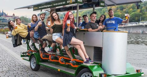 Vancouver is getting a European-Style Beer Bike Tour and it looks incredible for you and 14 friends. Beer Bike, Bicycle Bar, Premium Beer, Stag Party, How To Make Beer, Beer Bar, Service Trip, Hen Do, Little Monkeys