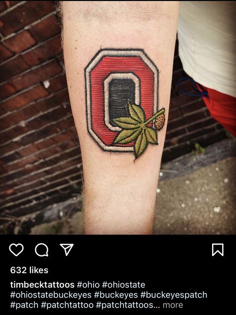 Brutus Buckeye Tattoo, Ohio State Tattoos For Women, Ohio State Buckeyes Tattoos, Ohio State Tattoos, Ohio Tattoo, Buck Eyes, Brutus Buckeye, State Tattoos, O Tattoo