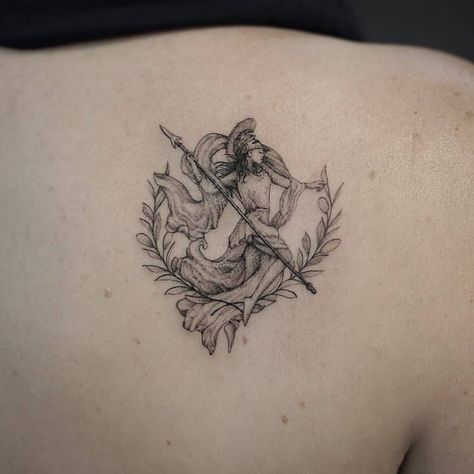 Athena Tattoos Explained: Origins, Meanings & Tattoo Ideas Mythology Tattoo Ideas, Greek Mythology Tattoo Ideas, Athena Tattoos, Greek Goddess Tattoo, Empowerment Tattoo, Artemis Tattoo, Athena Tattoo, Greek God Tattoo, Shield Tattoo