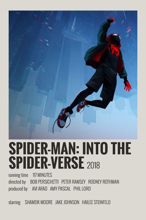 SPIDER-MAN Into The Verse Indie Movie Posters, Marvel Movie Posters, Iconic Movie Posters, Series Poster, Movie Card, Into The Spider Verse, Film Posters Minimalist, Film Poster Design, Polaroid Poster