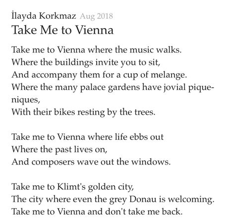 #vienna #wien #poem #takemetovienna Vienna Quotes, Vienna Travel Journal, Vienna Waits For You, Backpack Through Europe, Vienna Travel, Golden City, When You Realize, Waiting For You, Past Life