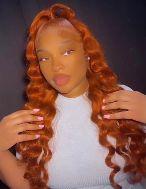 Ginger Hair Half Up Half Down, Half Up Half Down Ginger Hair, Ginger Half Up Half Down, Ginger Hairstyles, Wigs Styles, Lace Wigs Styles, Prom Pics, Two Ponytails, Half Ponytail