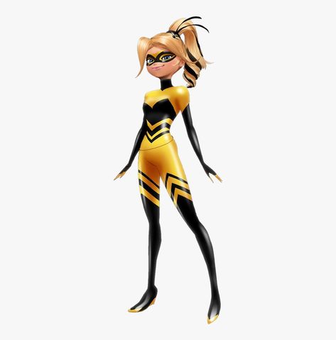 Queen Bee Miraculous, Miraculous Ladybug Queen Bee, Miraculous Chloe, Bee Miraculous, Bee Icon, Cartoon Bee, African Art Paintings, Miraculous Characters, Killer Queen