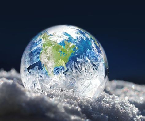 Frozen planet Earth climate change concept. Frozen planet Earth freezing ice glo , #Aff, #Earth, #climate, #Frozen, #planet, #change #ad Frozen Planet, Ice Globes, Business Icons Vector, Great British, Planet Earth, Snow Globes, Planets, Globe, Frozen