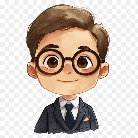 Little boy with glasses clipart Boy Characters Cartoon, Cartoon Characters With Glasses, Boy With Glasses, Glasses Clipart, Boy Clipart, Boys Sunglasses, Boys Glasses, Work Tattoo, Boy Illustration