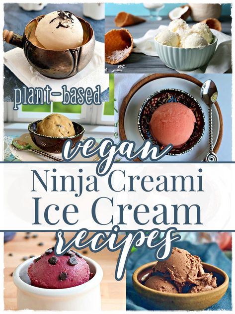 vegan ninja creami ice cream recipes Vegan Ninja Creami, Plant Based Ice Cream, Ninja Creami Ice Cream Recipes, Cherry Ice Cream Recipe, Banana Ice Cream Vegan, Ninja Creami Recipes, Ninja Ice Cream Recipe, Vegan Ice Cream Recipe, Healthy Ice Cream Recipes