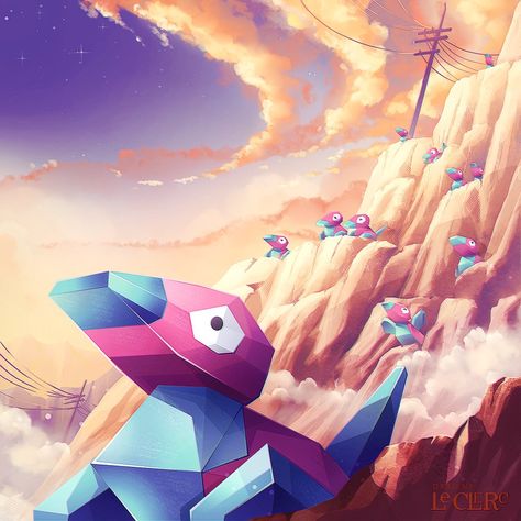 Pokemon Porygon by Magochocobo on DeviantArt Coolest Pokemon, Pokemon Porygon, Porygon Pokemon, Pokémon Images, Realistic Pokemon, Pokemon Pixel Art, Deviantart Pokemon, Pokemon Pixel, Pokemon Official