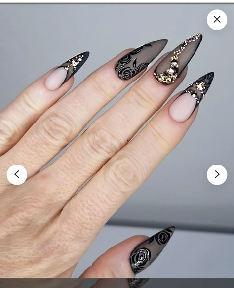 Nails Apres, Apres Nails, Etsy Nails, Nails Grunge, Swarovski Nails, Her Nails, Nails Black, Bridal Nails, Bling Nails