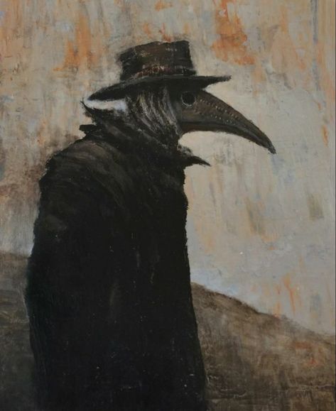 Doctor Painting, Plague Mask, Doctor Mask, Arte Grunge, Occult Art, Plague Doctor, Arte Obscura, Dark Art Illustrations, Arte Horror