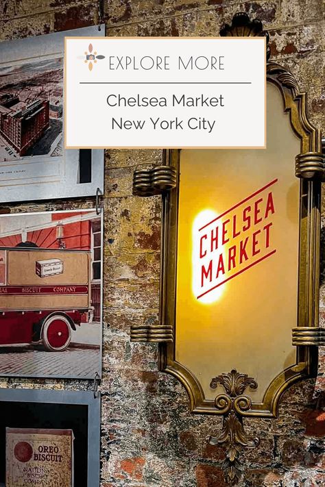 Discover the rich blend of history and culinary wonders at Chelsea Market in the heart of NYC's Meatpacking District. From its origins as the Nabisco factory to a vibrant hub with over fifty top-notch eateries and eclectic shops, Chelsea Market is a must-visit destination. Immerse yourself in a unique urban oasis, exploring high-end boutiques, enchanting nooks, and a man-made wishing well. Chelsea Market Nyc, Meatpacking District, Chelsea Market, Urban Oasis, Wishing Well, New Market, Oasis, York City, New York City