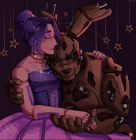 Ballora X Springtrap, Ballora Fnaf, Fnaf Baby, Animatronic Fnaf, Fnaf 1, William Afton, Fnaf Funny, Fnaf Characters, January 4