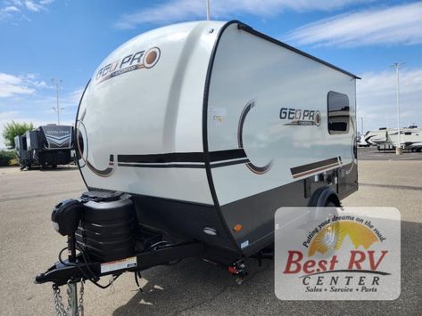 New 2024 Forest River RV Rockwood GEO Pro G15TB Travel Trailer at Best RV Center | Turlock, CA | #34454 Hidden Hinges Cabinets, Roof Ladder, Lp Tank, Camping Needs, Plywood Flooring, Small Campers, Forest River Rv, Door Catches, Tire Pressure Monitoring System