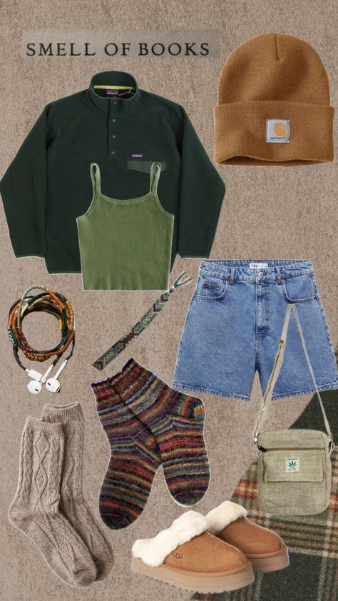 Fall Island Outfits, Granola City Outfits, Fall Retreat Outfits, Gronala Girl Outfit Aesthetic, Zoo Outfit Aesthetic, Cute Nature Outfits, Gronala Outfit, Grungy Granola Outfit, Nature Aesthetic Clothing