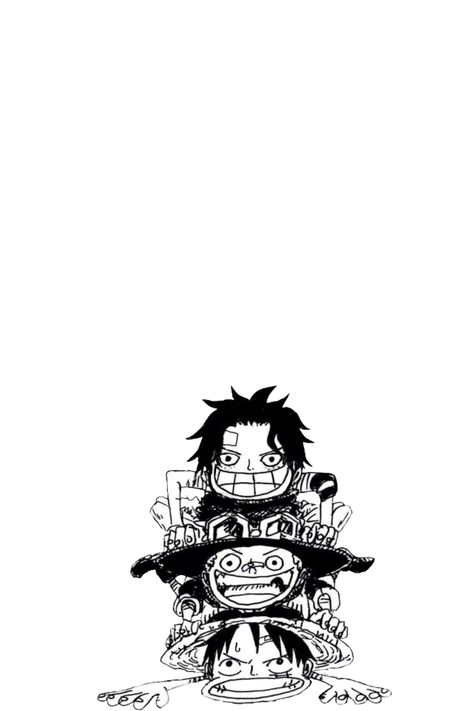 One Piece Asl, Luffy Ace Sabo, One Piece Wallpaper, Anime Drawing Sketches, Ace And Luffy, Piece Icons, One Piece Wallpaper Iphone, One Piece Ace, Body Pose Drawing