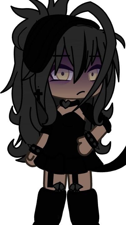 Gacha Life Outfits Black, Y2k Gacha Life Outfits Male, Gacha Life Outfits Emo, Cute Gacha Life Oc, Gacha Life Ocs Ideas, Gacha Life Characters Ideas, Gacha Life Girl Outfits, Gacha Outfits Girl, Gacha Life Outfits Girl