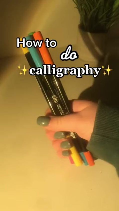 how to do calligraphy for complete beginners #shorts #trending | Landform Carwyn | How To Do Calligraphy, Doodle Art For Beginners, Landform, Art For Beginners, Calligraphy For Beginners, School Organization Notes, Diy Journal Books, Lettering Art, Hand Lettering Art