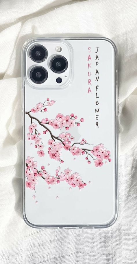 Diy Phone Case Design, Bullet Journal 2019, Phone Cover Design, Japanese Sakura, Cute Case, Iphone Obsession, Iphone Cases Cute, Pretty Iphone Cases, Sakura Flower