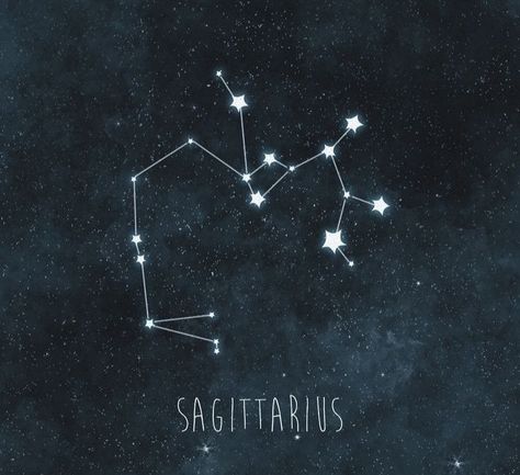 Stars Room Decor, Sagittarius Constellation Art, Sky Watercolor, Zodiac Wall Art, Sagittarius Constellation, Constellation Art, Art Night, Night Sky, Zodiac Sign