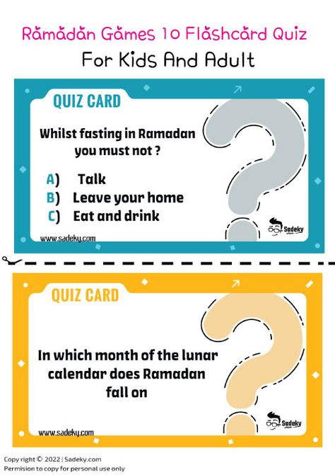 Ramadan Games, 10 Ramadan, Brain Games For Kids, Human Bingo, Classroom Pictures, Quiz With Answers, Ramadan Kids, Competition Games, Quiz Questions And Answers