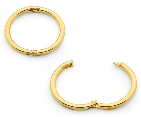 Gold sleeper earrings