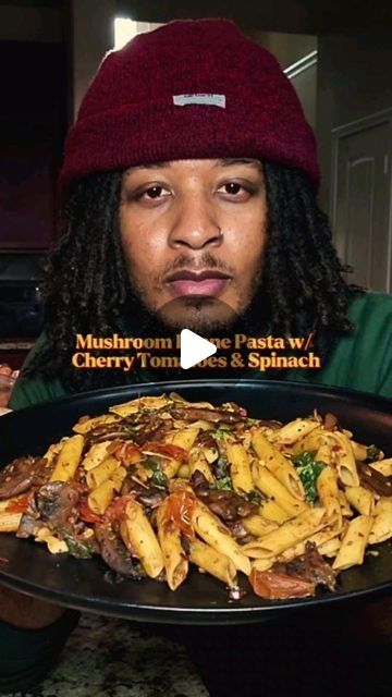 Brandon Horton on Instagram: "This Mushroom pasta with spinach & cherry tomatoes was literally the first plantbased recipe I ever made after starting my journey. I used to eat it once a week because it was so easy to make and tasted amazing! Recipe ⬇️:

Ingredients:
1 8 oz pack of portobello mushrooms
1/2 yellow onion, diced
1 12oz pack of cherry tomatoes
handful of spinach
1-2 tbs of avocado oil
1 tbs vegan butter 
1 tbs minced garlic
Himalayain Pink salt
1 tsp crushed red pepper
1 tsp Oregano 
8 oz penne chickpea pasta
(Save 1/4 cup of the pasta water)
1-2 tsp of Mary Green's Seasoning by @kendoSpice(Click the link in my bio to purchase some of their amazing innovative Seasonings that I use in all of my recipes) 

Full Recipe in my new Ebook on my website!

#instagramreels #explorepage✨ Pasta With Spinach, Mary Green, Plantbased Recipes, Pasta Water, Chickpea Pasta, Spinach Pasta, Mushroom Pasta, Portobello Mushroom, Crushed Red Pepper