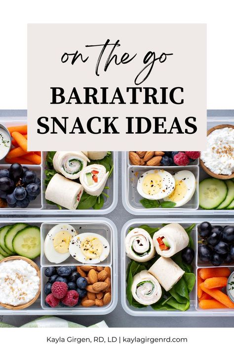 Looking for bariatric snacks that are both healthy and satisfying? These high-protein, dietitian-approved snack ideas will help you stay on track while on the go! Protein Snacks Low Carb, Bariatric Recipes Sleeve Liquid Diet, Bariatric Snacks, High Protein Bariatric Recipes, Vanilla Protein Shake, Bariatric Recipes Sleeve, High Protein Low Carb Snacks, Vsg Recipes, Gastric Bypass Recipes