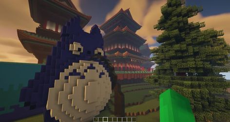 I will literally build everything you want Totoro Minecraft Build, Minecraft Totoro, Anime Style, Minecraft, Gaming, Building, Anime, Quick Saves