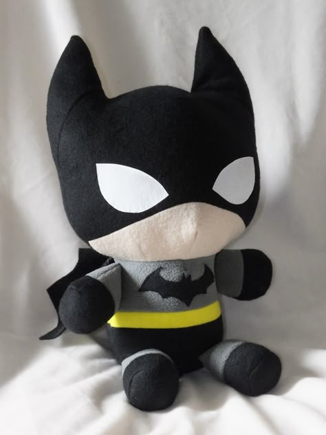 My Fav super hero.  Fan art from adaptation of Teacup Lion's Chibi Dragon Pattern Batman Plushies, Batman Plushie, Super Hero Fan Art, Batman Plush, Real Batman, Batman Girl, Chibi Dragon, Batman Car, Batman Love