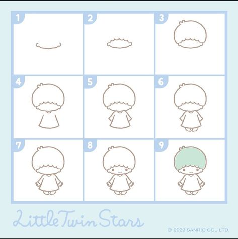 How To Draw Sanrio Characters, Cinnamoroll Birthday, Doodle Practice, Kiki And Lala, Drawing Tuts, Hello Kitty Colouring Pages, Body Base Drawing, Hello Kitty Coloring, Cute Sketches