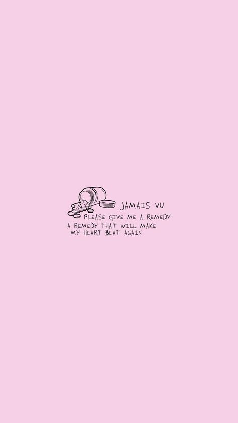 Jamais Vu - BTS Wallpaper / Credits to twitter/lockszcreenbts © #BTS #JamaisVu Bts Tattoos, Jamais Vu, Bts Lyrics Quotes, Bts Song Lyrics, Bts Backgrounds, Bts Wallpaper Lyrics, Shared Folder, Song Lyrics Wallpaper, Bts Lyric