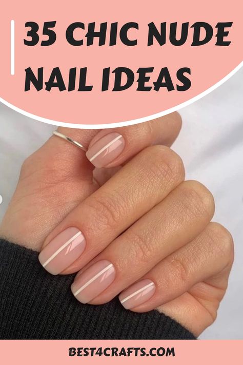 Most Classy Nails, Natural Nail Designs Gel Art Ideas, 2024 Nude Nails, Simple Office Nails, Minimalist Neutral Nails, Gel X Neutral Nails, Pale Nail Designs, Natural Hard Gel Nails, Natural Nails For Work