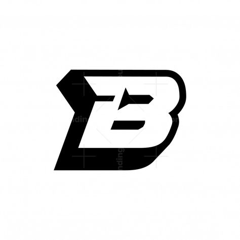 B Bullet Logo. Designed in negative space style with minimalistic and eye-catching elements. This B Bullet Logo is ideal for businesses inline with startup, digital, adventure, sport  and other business related B Logo Design Ideas, Letter B Art, B Logo Design, Sports Brand Logos, Rock Logo, Negative Space Design, Logo B, B Logo, Sports Logo Design