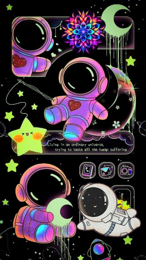 Cute Iphone Wallpaper Tumblr, Lilo And Stitch Drawings, Astronaut Wallpaper, Whatsapp Wallpaper Cute, Glittery Wallpaper, Cute Mobile Wallpapers, Images Kawaii, Stitch Drawing, Cute Galaxy Wallpaper