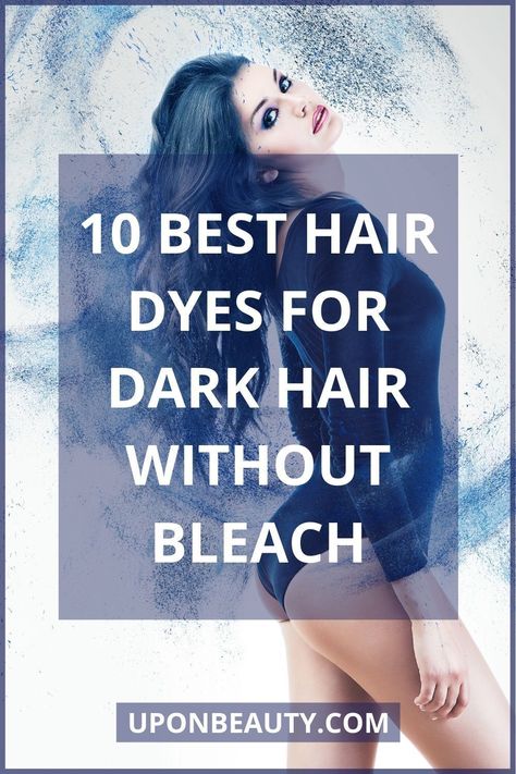 Best Blue Highlight Ideas for Any Season Good Hair Dyes For Brown Hair, Hair Dye On Tips Of Hair, Hair Colors Without Bleaching For Black Hair, Best Dye For Dark Hair, Hair Color That Doesn't Need Bleach, Dye Hair Without Bleaching, Best Colors To Dye Dark Brown Hair, At Home Hair Dye Ideas For Brunettes, Dark Color Hair Dye Ideas