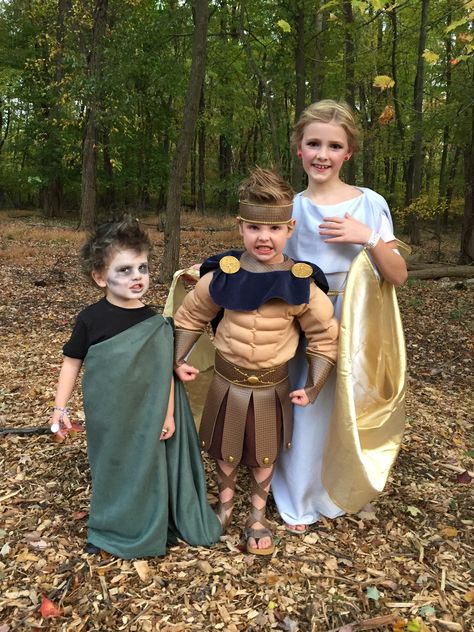 Greek God Family Costume, Greek Mythology Family Costumes, Hercules Aphrodite, Hercules Family Costume, Mythology Costumes, Hercules Costume, Hades Hercules, Family Halloween Costume, Clever Costumes