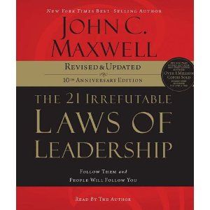 The 21 Irrefutable Laws of Leadership: Follow Them and People Will Follow You [Abridged, Audiobook, CD] [Audio CD]    In The 21 Irrefutable Laws of Leadership, John C. Maxwell combined insights learned from his 40-plus years of leadership successes and mistakes with observations from the worlds of business, politics, sports, religion, and military conflict. Some highlights of the revised edition of this New York Times bestseller, which has sold more than a million copies, are: Newlywed Quotes, John C Maxwell, Leadership Books, Management Books, Max Lucado, John Maxwell, Life Quotes Love, Great Leaders, Bestselling Books