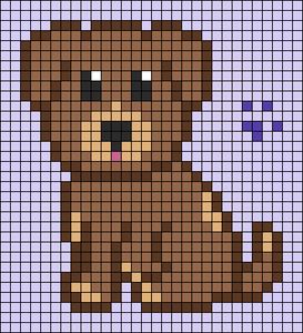 Dogs Paws, Crochet C2c Pattern, Paw Paws, Art Plan, Alpha Dog, Easy Pixel Art, Hama Beads Design, Animal Sewing Patterns, Iron Beads