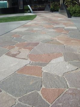 Landscape Plaza, Stepping Stone Walkways, Paving Pattern, Crazy Paving, Outdoor Paving, Garden Floor, Garden Paving, Landscaping Images, Garden Stepping Stones