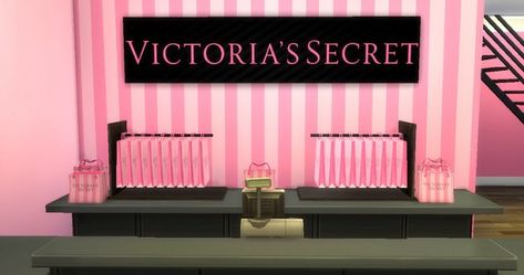 Kawaiistacie: Victoria Secret Career • Sims 4 Downloads Sims 4 Victoria Secret, Victoria Secret Store, Best Sims, Best Mods, Secret Rooms, Boutique Interior, 17th Birthday, Sims Community, Sims 4 Clothing