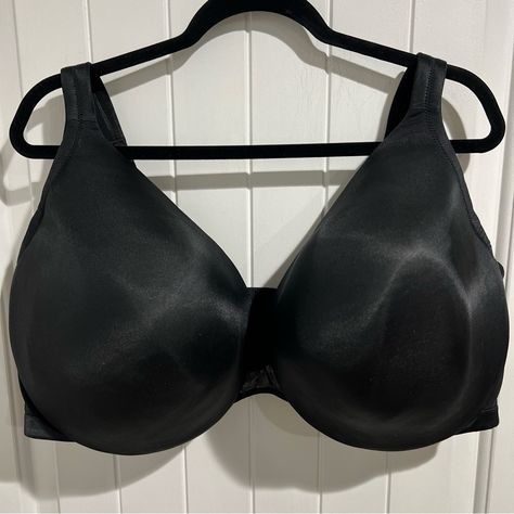 Lane Bryant Cacique Lightly Lined Full Coverage Bra Size 50g Bra Has An Underwire And Is Solid Black Bra Is 87% Nylon And 13% Spandex Bra Is In Excellent Condition. Bra Has Been Washed And Is And Smells Clean. G092924-1 Item Details: Please See Pics For Additional Bra Details If You Have Any Questions Or Would Like Additional Pics, Please Send Me A Message. Items May Have Wrinkles Due To Storage. I Do Try To Steam The Wrinkles Out Before Listing But This Sometimes Causes Watermarks That Will Eas Lane Bryant Bras, Full Coverage Bra, Black Bra, Lane Bryant, Bra Sizes, Solid Black, Wrinkles, Steam, Spandex