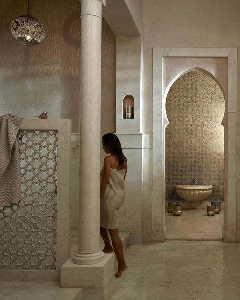 Spa Interior Design Luxury, El Fenn, La Mamounia, Spa Interior Design, Spa Interior, Luxury Spa, Moroccan Oil, Luxury Interior Design, Marrakech