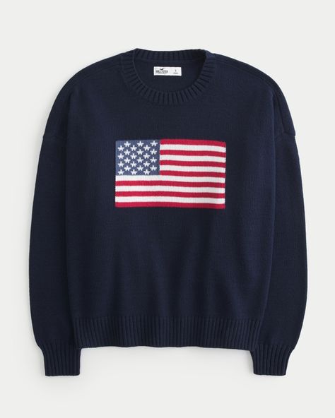 Cute Outfits For 7th Grade, Brown Cable Knit Sweater, Letterman Sweaters, Usa Sweater, American Flag Sweater, Green Knit Sweater, White Knit Sweater, Hollister Sweater, Ladies Turtleneck Sweaters