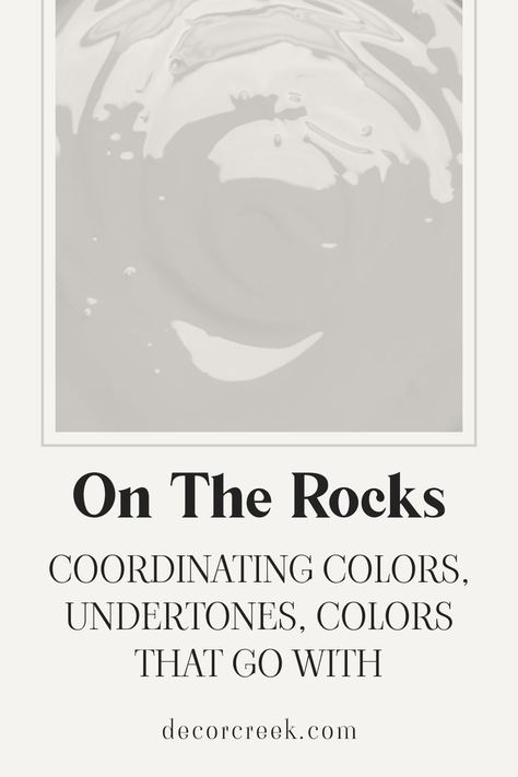 On the Rocks SW 7671  | Coordinating Colors, Undertones Sw On The Rocks, Off White Paint Colors, Painting Trim White, Trim Paint Color, Sherwin Williams White, Best White Paint, Repose Gray, Off White Paints, White Paint Colors