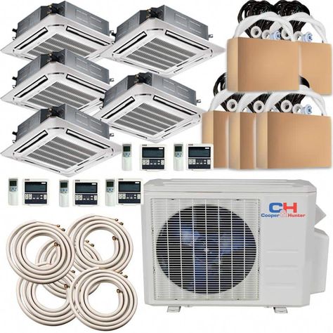 Split Ac Unit, Mini Split Air Conditioner, Ductless Air Conditioner, Mini Split Ac, Split Air Conditioner, Hvac Air Conditioning, Air Conditioner Cover, Heat Pump System, Ductless Mini Split