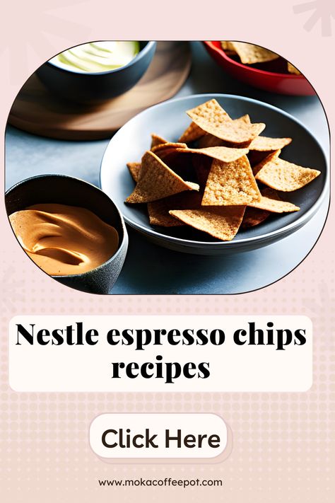 Whip up some irresistible treats with Nestle espresso chips that will make your taste buds dance with joy! Homemade Espresso, Chips Recipes, Chip Recipe, Espresso Recipes, Easy To Make Desserts, Coffee Games, Espresso Drinks, Chips Recipe, Cookie Scoop