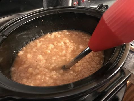 Spiced Crock Pot Pear Butter Recipe | The Frugal Farm Wife