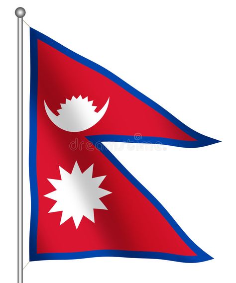 Flag of Nepal Waving. (With Clipping Path , #spon, #Nepal, #Flag, #Waving, #Path, #Clipping #ad Nepal Flag Image, Nepali Flag, Flag Of Nepal, Path Illustration, A Wallpaper Letter Love, Nepal Flag, Temple Photography, Android Wallpaper Art, Nepal Travel