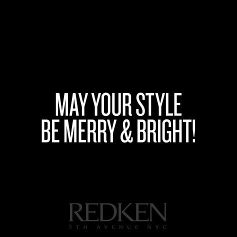 Whatever look you choose to rock this Holiday season, make sure your Redken Ready! For the merriest and brightest of styles we recommend Shine Flash, Triple Take 32 and, of course, our Pillow Proof  Two Day Extender to KEEP your style Merry and Bright even on Christmas morning!! Holiday Hair Quotes, Holiday Specials Hair Salon, Hairdresser Christmas Quotes, Christmas Hair Quotes, Salon Board, Hairdresser Humor, Hairstylist Humor, Hair Quotes Funny, Hair Salon Quotes