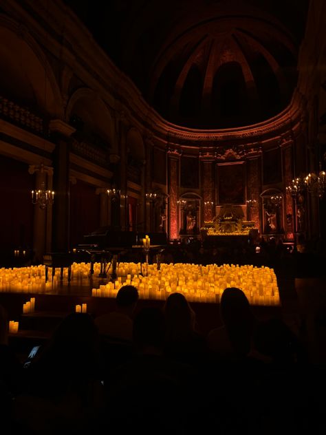 Candlelight Concert Aesthetic, Candle Light Concert, Orchestra Wedding, Candlelight Concert, Candles Light, 2023 Ideas, Concert Aesthetic, Light Night, New Romantics